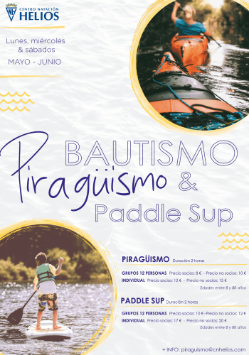 Bautismo Piragüismo y paddle surf